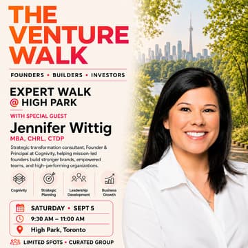 Cover Image for The Venture Walk with Jennifer Wittig