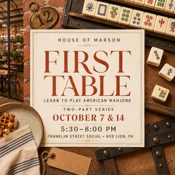 Cover Image for FULL | First Table: Learn to Play American Mahjong (2 Classes)