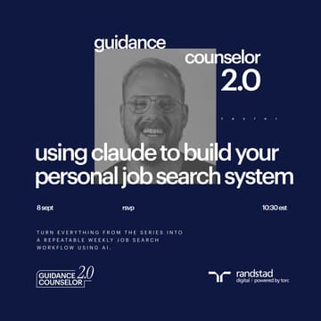 Cover Image for Guidance Counselor 2.0: Using Claude to Build Your Personal Job Search System