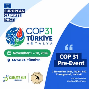 Cover Image for COP31 Pre-Event: Getting Ready for Antalya