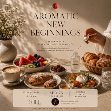 Cover Image for Aromatic new beginnings - Breakfast & Essential Oils Experience