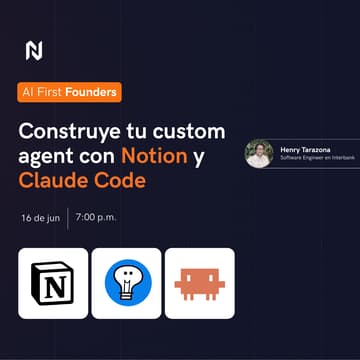 Cover Image for Construye tu custom agent con Notion y Claude Code