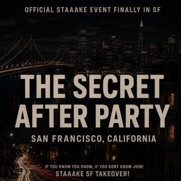 Cover Image for Side Event: The Secret (AI)fter Party - staaake in SF