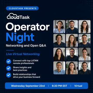 Cover Image for Operator Night: Networking and Open Q&A — Wed, Sep 23, 6:30 PM EST