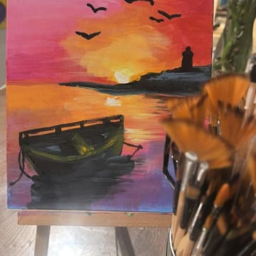 Cover Image for The Creative Reset (Outlined Canvas Painting)