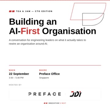 Cover Image for Tea & Jam: CTO Edition — Building an AI First Organisation