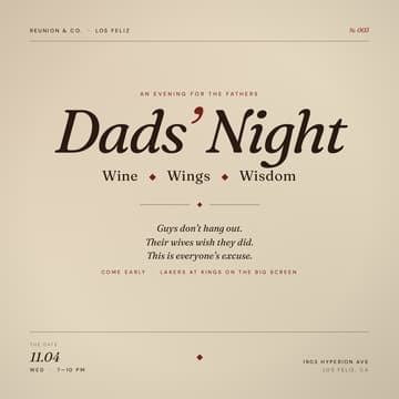 Cover Image for Dads' Night