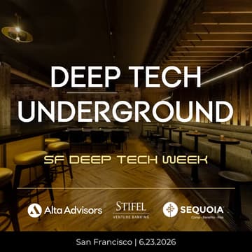 Cover Image for Deep Tech Undergound by Alta, Stifel & Sequoia