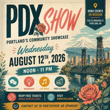 Cover Image for PDX.Show — Portland's Community Meetup