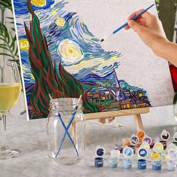 Cover Image for Creative Nomads: Paint by numbers