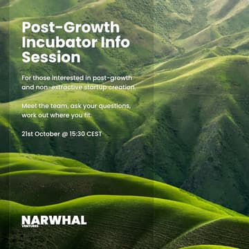 Cover Image for Post-Growth Startup Incubator — January 2027 Intake