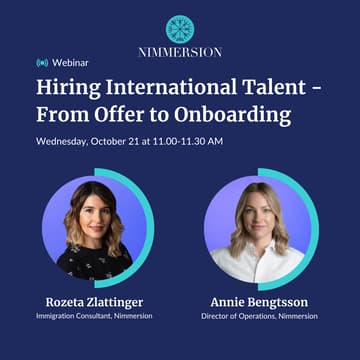 Cover Image for Hiring International Talent - From Offer to Onboarding