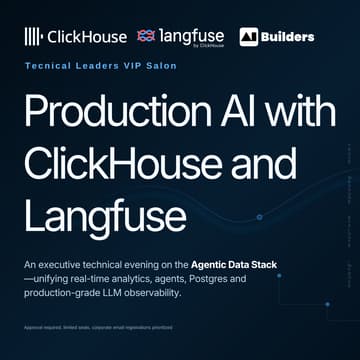 Cover Image for VIP Salon: Production AI with ClickHouse and Langfuse