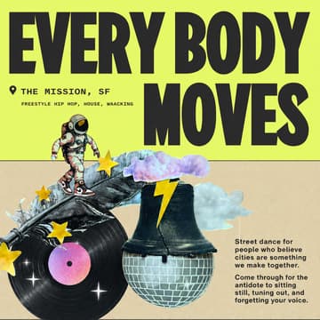 Cover Image for Every Body Moves (Street dance class + DJ party)