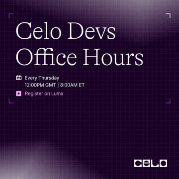 Cover Image for Office Hours | CeloDevs