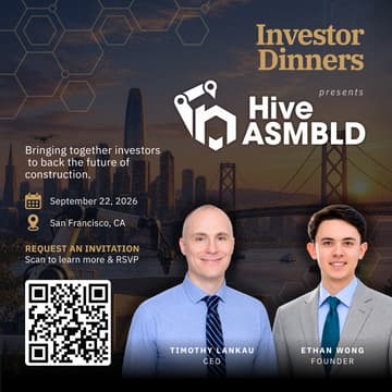Cover Image for Hive Asmbld Investor Dinner SF