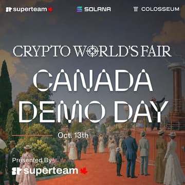 Cover Image for Canada Demo Day Watch Party: Colosseum Crypto World's Fair