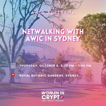 Cover Image for AWIC Australia | Sydney Netwalking