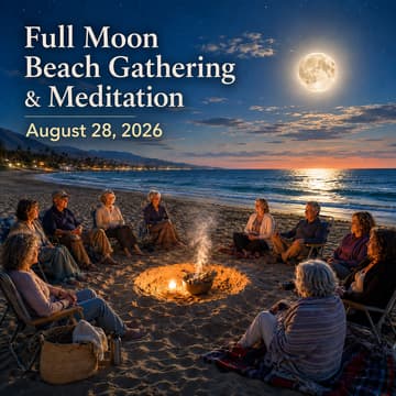 Cover Image for Full Moon Beach Gathering & Meditation - August