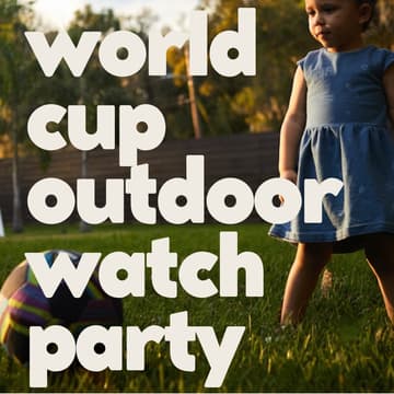 Cover Image for World Cup Outdoor Watch Party : DIY Flags