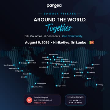 Cover Image for 🇱🇰 Hiriketiya (Sri Lanka) - Pangea Product Hunt Launch
