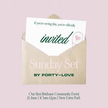 Cover Image for Sunday Set Brisbane Hosted By Forty-Love