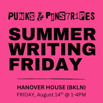 Cover Image for Summer Writing Friday