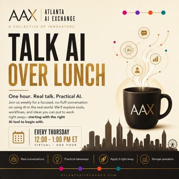 Cover Image for AAX: Talk AI Over Lunch