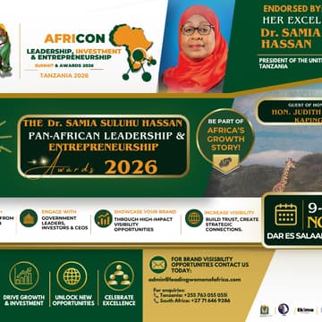 Cover Image for Africa Connect (AFRICON) Leadership, Investment & Entrepreneurship Summit & Awards 2026, Dar Es Salaam, 09-11 Nov. 2026