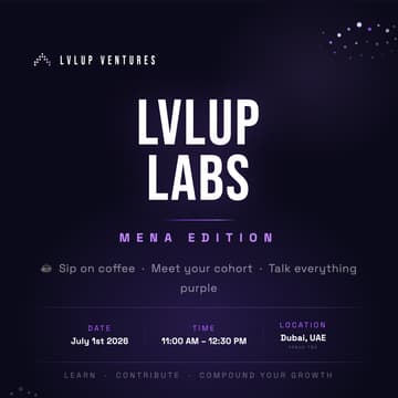 Cover Image for LvlUp Ventures - MENA edition
