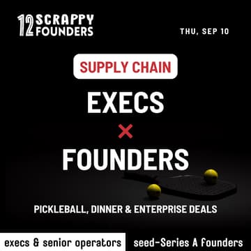 Cover Image for Pickle Talk: Supply Chain Execs × AI Founders (Seed to Series A)