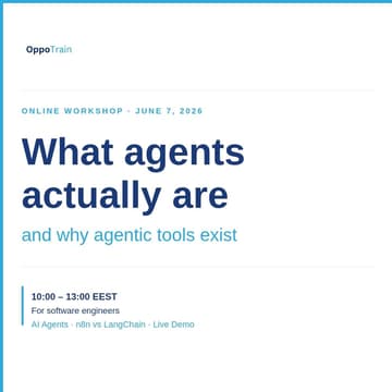 Cover Image for What agents actually are and why agentic tools exist