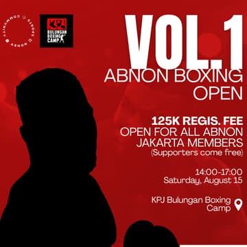 Cover Image for Abnon Boxing Open Vol. 1 @KPJ Bulungan