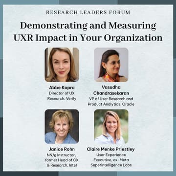 Cover Image for Demonstrating and Measuring UXR Impact