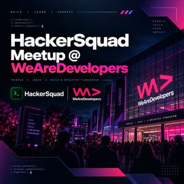 Cover Image for HackerSquad Meetup @ WeAreDevelopers