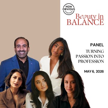 Cover Image for Beauty in Balance x Non-Obvious Fireside Chat: Turning Passion Into Profession