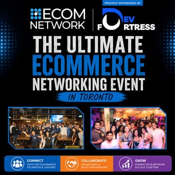 Cover Image for Toronto’s Largest Ecommerce Networking Event – Rooftop Entrepreneurs Mixer🌴🍹