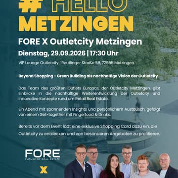Cover Image for FORE meets Outletcity Metzingen