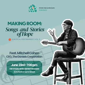 Cover Image for Making Room: Songs and Stories of Hope | Feat. Mitchell Cohen, CEO of The Daniels Corporation