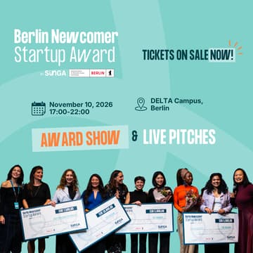 Cover Image for Berlin Newcomer Startup Award 2026