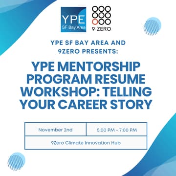 Cover Image for 9Zero x YPE Mentorship Program Resume Workshop: Telling Your Career Story