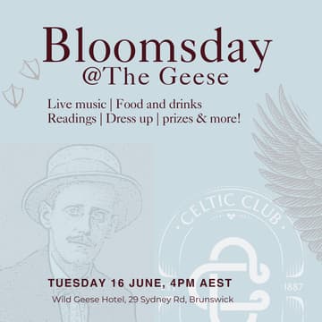 Cover Image for Bloomsday at The Geese