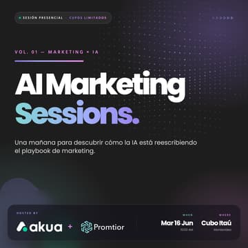 Cover Image for AI Marketing Sessions by Akua & Promtior