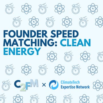 Cover Image for C2FM x CEN Founder Speed Matching: Clean Energy