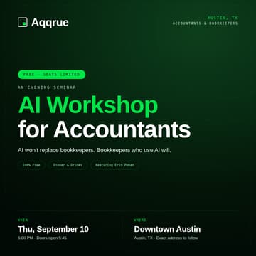 Cover Image for AI Workshop for Texas Accountants and Bookkeepers