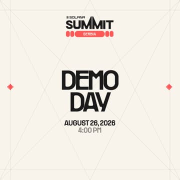 Cover Image for Demo Day | Solana Summit Serbia