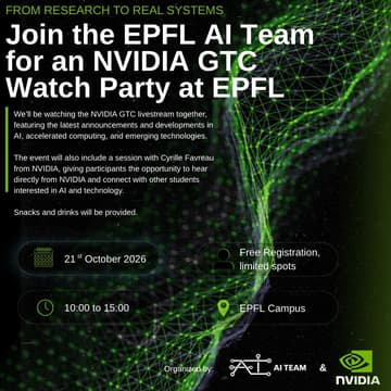 Cover Image for NVIDIA GTC Watch Party @ EPFL