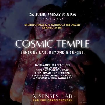 Cover Image for COSMIC TEMPLE - A Lab Awakening the Senses & Human Connections (ENGLISH + CASTELLANO)