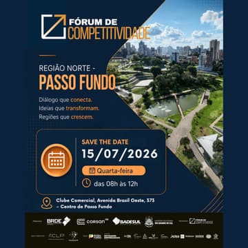 Cover Image for Fórum de Competitividade | Região Norte | Passo Fundo