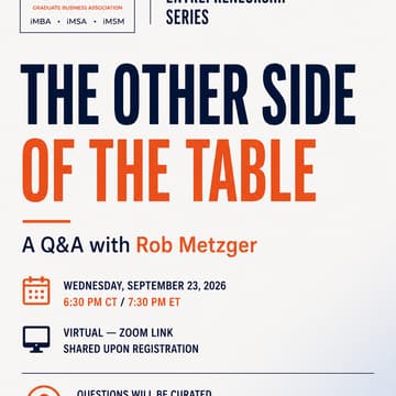 Cover Image for The Other Side of the Table — iGBA Entrepreneurship Series with Rob Metzger